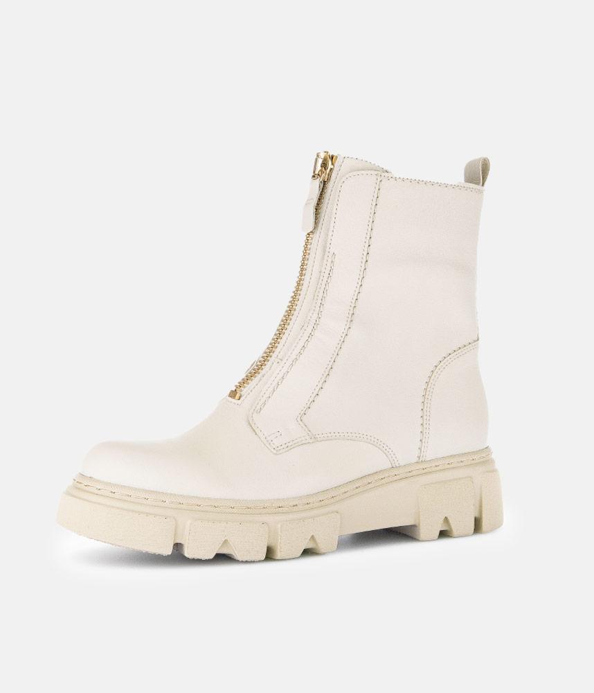 Ankle boots front zip deals