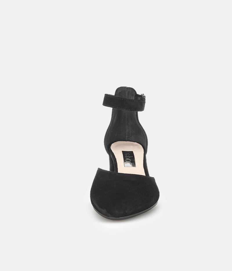 Gabor Fashionable Black Ankle Strap Heels