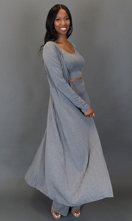 Geneva Duster - Gray