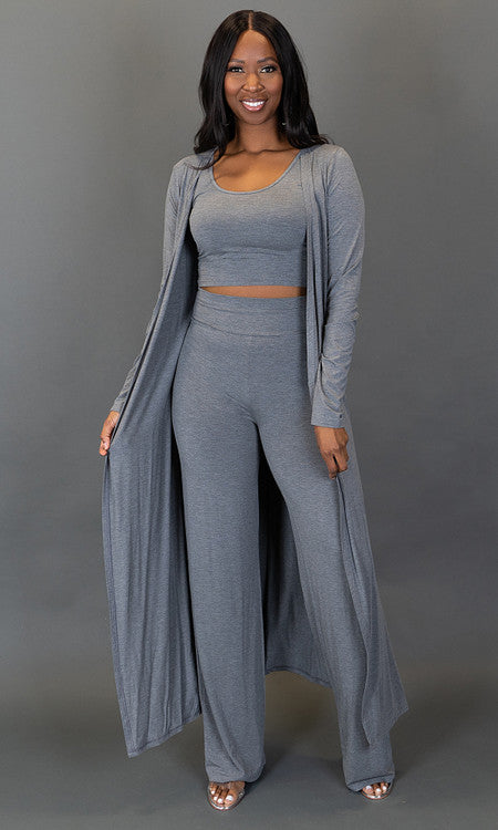 Geneva Duster - Gray