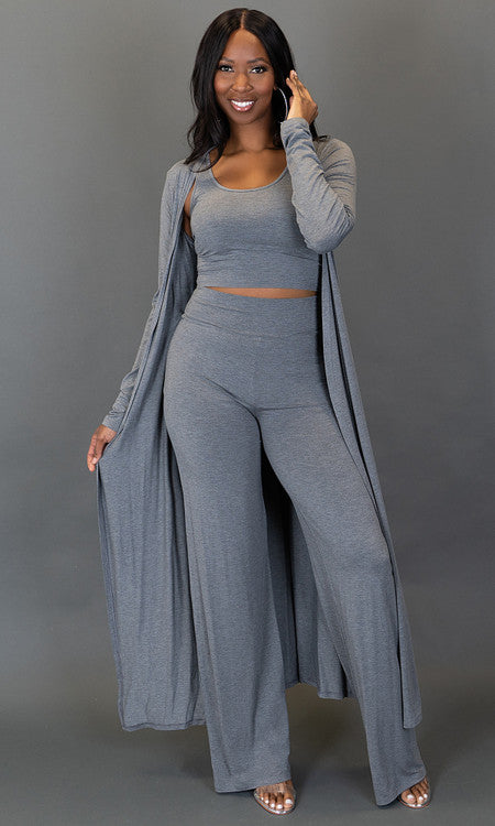 Geneva Duster - Gray