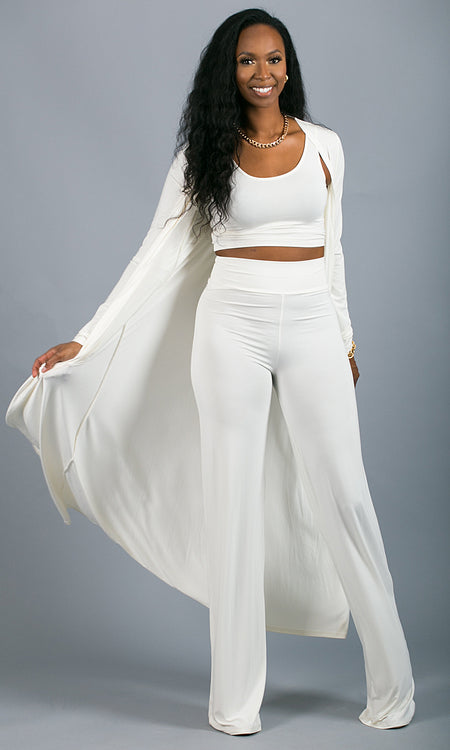 Geneva Duster - White