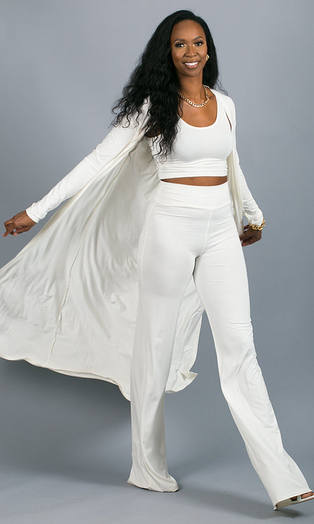 Geneva Duster - White