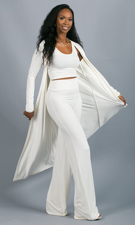Geneva Duster - White
