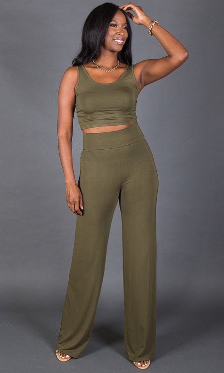 Geneva Pant - Olive