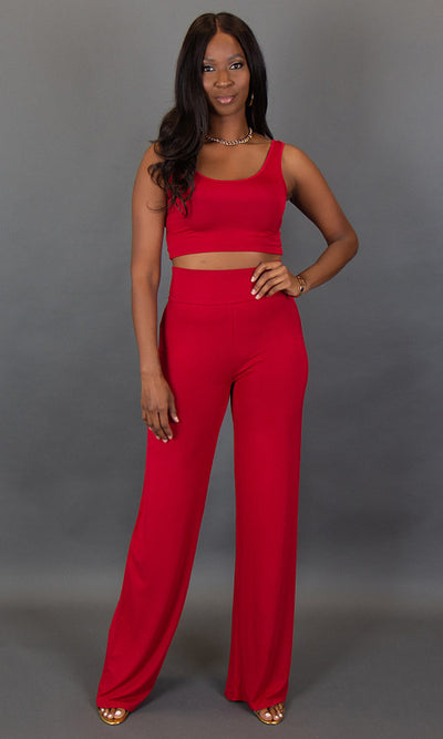 Geneva Pant - Red