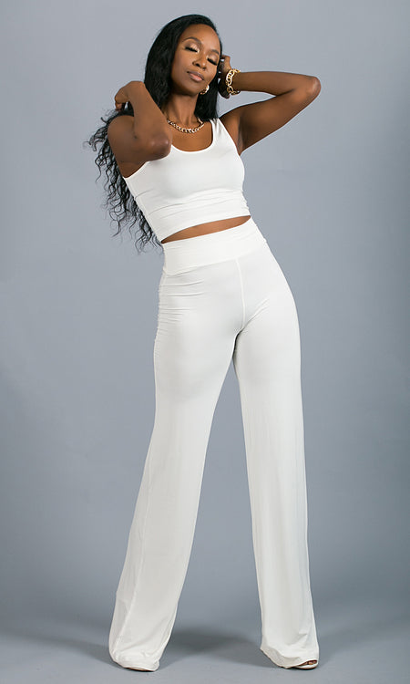 Geneva Pants - White