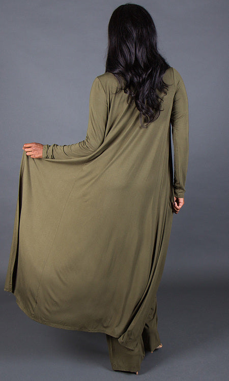 Geneva Duster - Olive