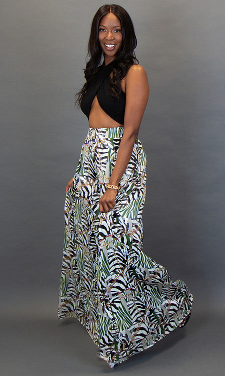 Go With the Flow Palazzo Pants - Wild Side