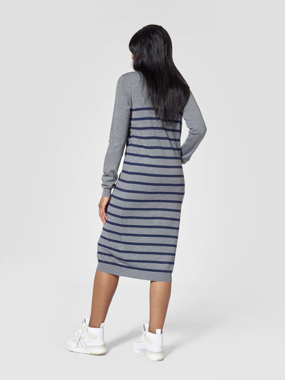 Roundneck Tall Striped Sweater Dress (FINAL SALE)