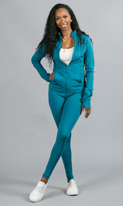 Grind Mode Leggings - Teal