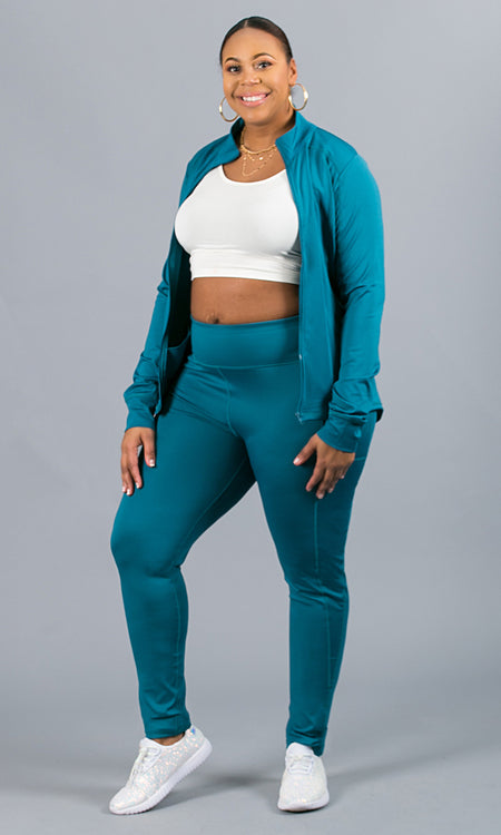 Grind Mode Leggings - Teal