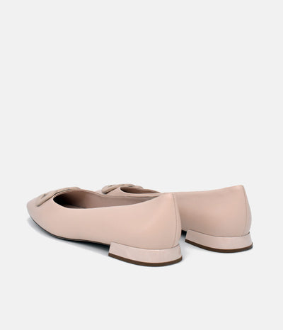 Hogl Stylish Neutral Ballerina Flats