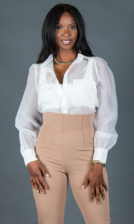Jade Blouse - White