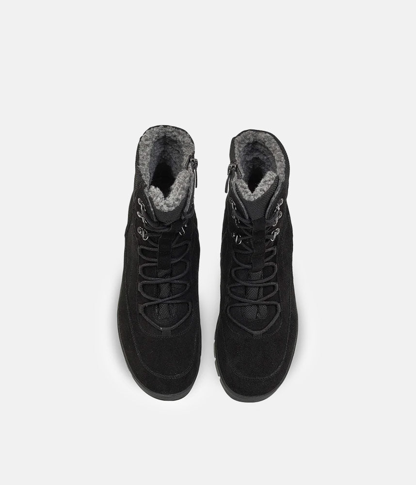 Tamaris Cosy Black Winter Boots