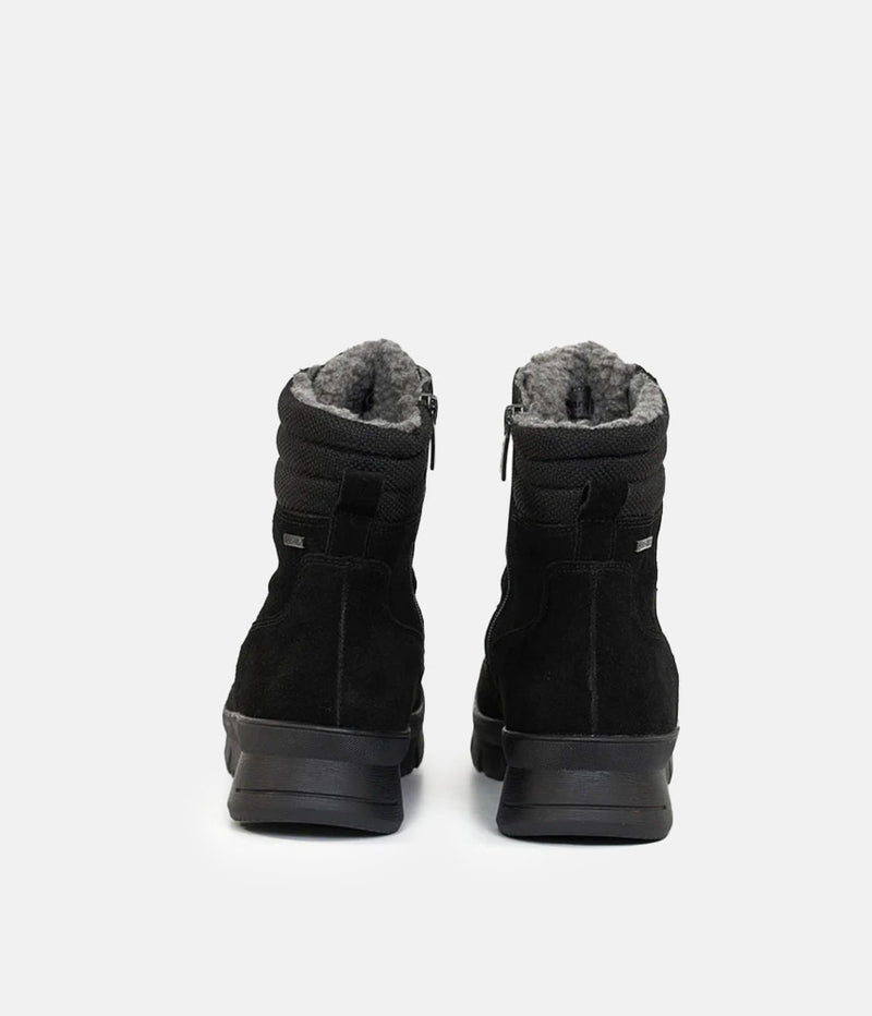 Tamaris Cosy Black Winter Boots
