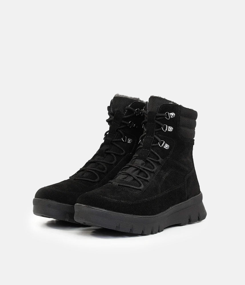 Tamaris Cosy Black Winter Boots