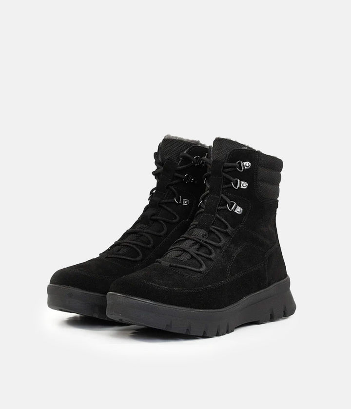 Tamaris Cosy Black Winter Boots