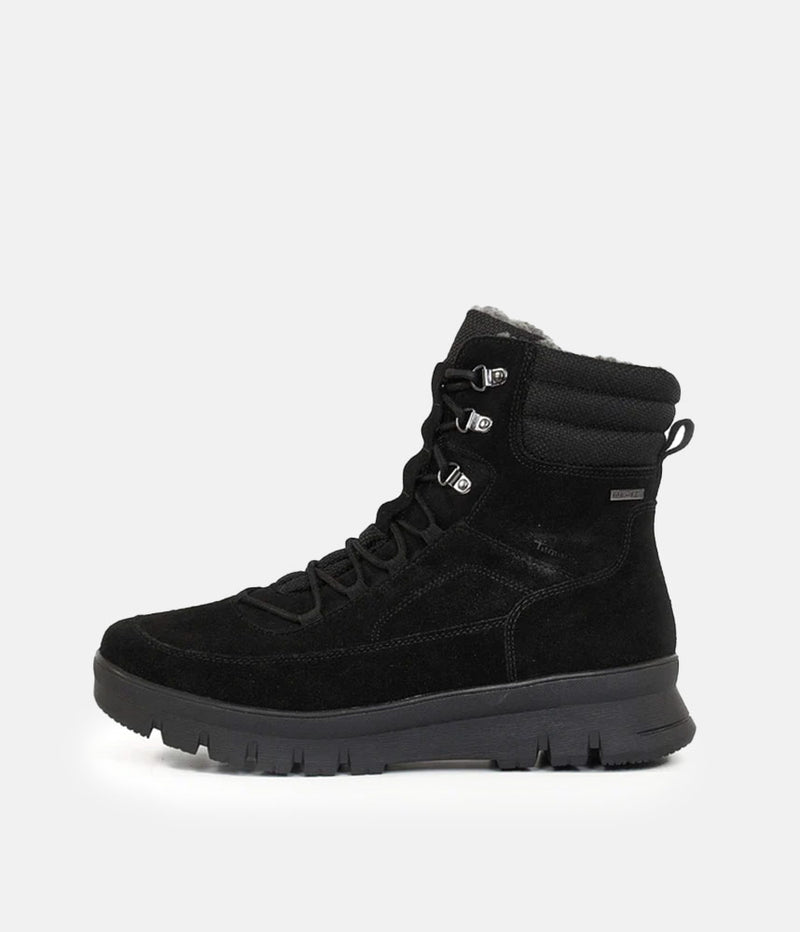 Tamaris Cosy Black Winter Boots