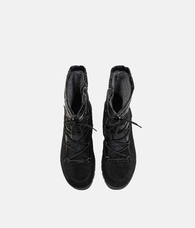 Tamaris Black Combi Winter Boots