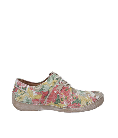 Josef Seibel Pretty Rose Multi Leather Lace Up Shoe