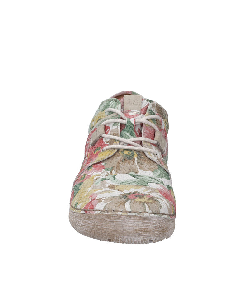 Josef Seibel Pretty Rose Multi Leather Lace Up Shoe