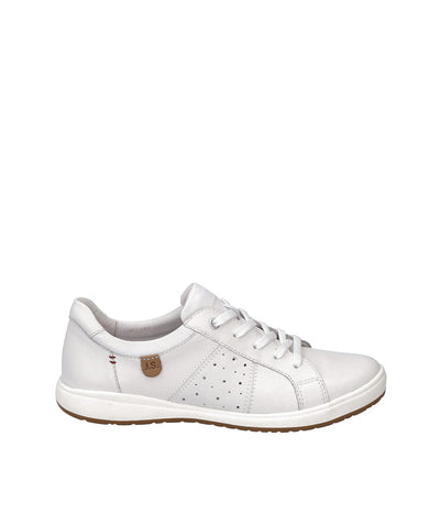 Josef Seibel Casual White Leather Trainer