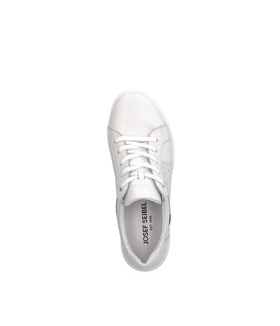 Josef Seibel Casual White Leather Trainer