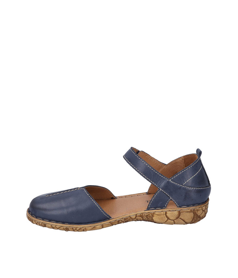 Josef Siebel Pretty Blue Closed Toe Sandal