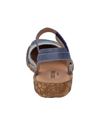 Cute Blue Multi-Colour Leather Sandals