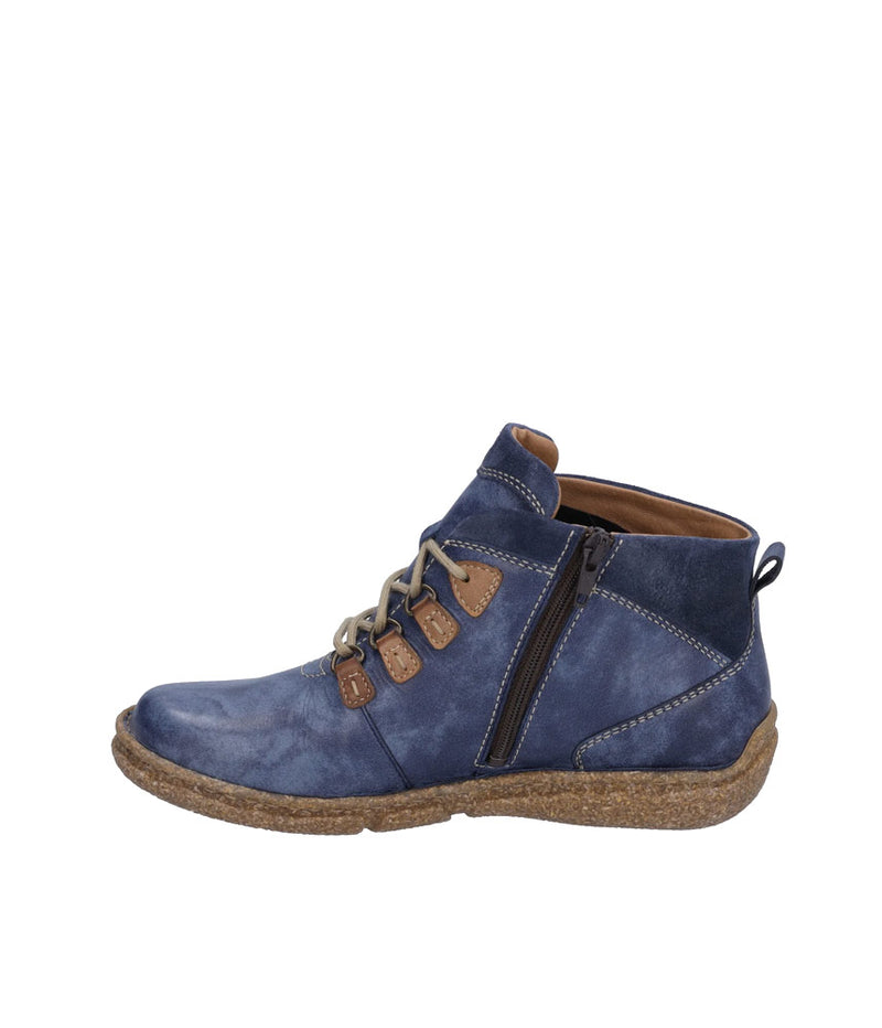 Josef Seibel Cosy Ocean Blue Ankle Boots