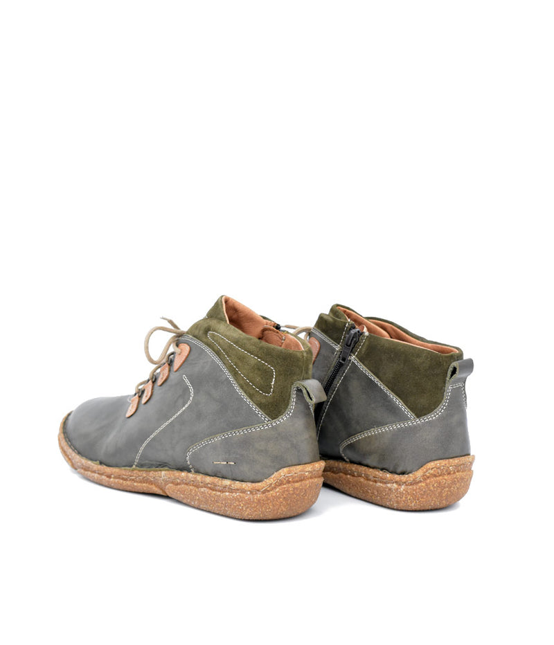 Josef Seibel Cosy Moss Green Ankle Boots