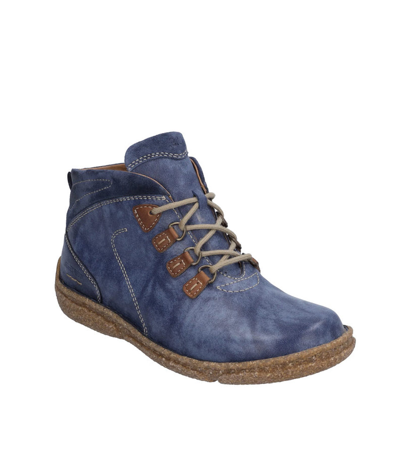 Josef Seibel Cosy Ocean Blue Ankle Boots