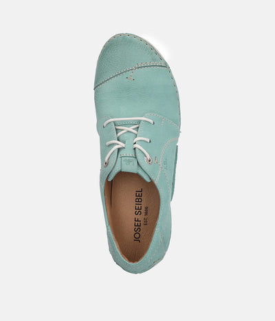 Josef Seibel Pretty Mint Leather Lace Up Shoe