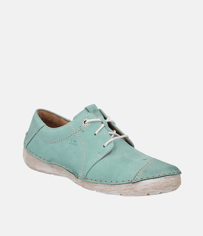 Josef Seibel Pretty Mint Leather Lace Up Shoe