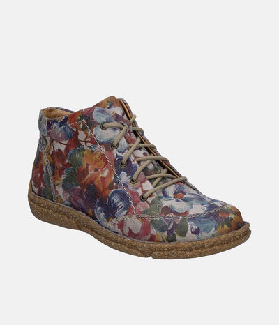 Josef Seibel Pretty Floral Ankle Boots