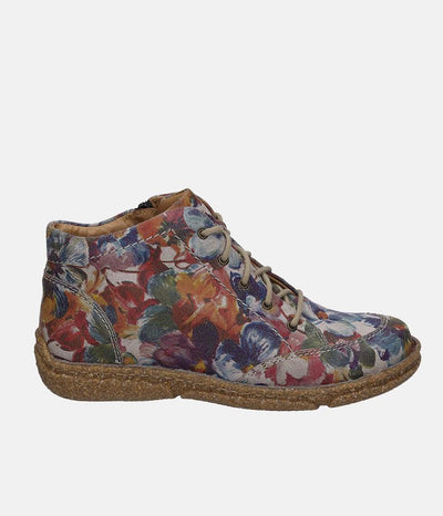 Josef Seibel Pretty Floral Ankle Boots