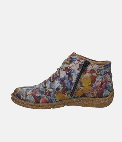 Josef Seibel Pretty Floral Ankle Boots