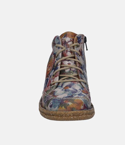Josef Seibel Pretty Floral Ankle Boots