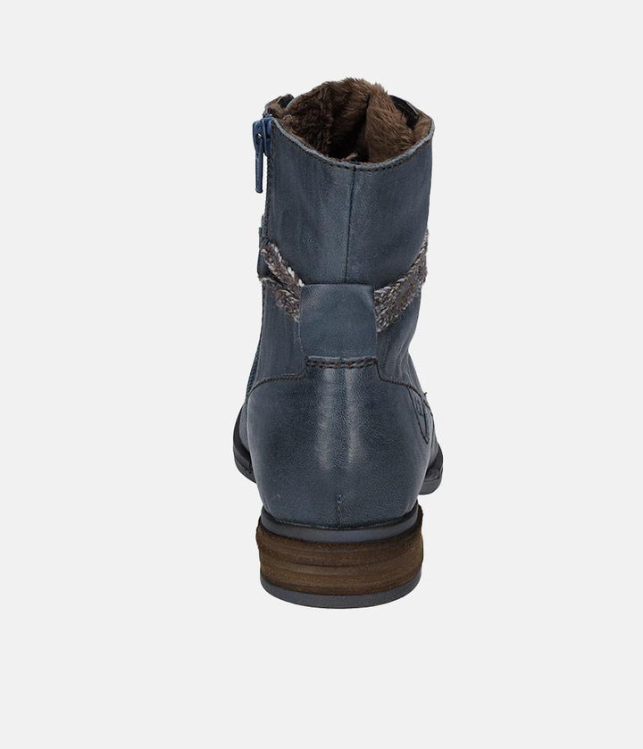 Josef Seibel Stylish Blue Ankle Boots