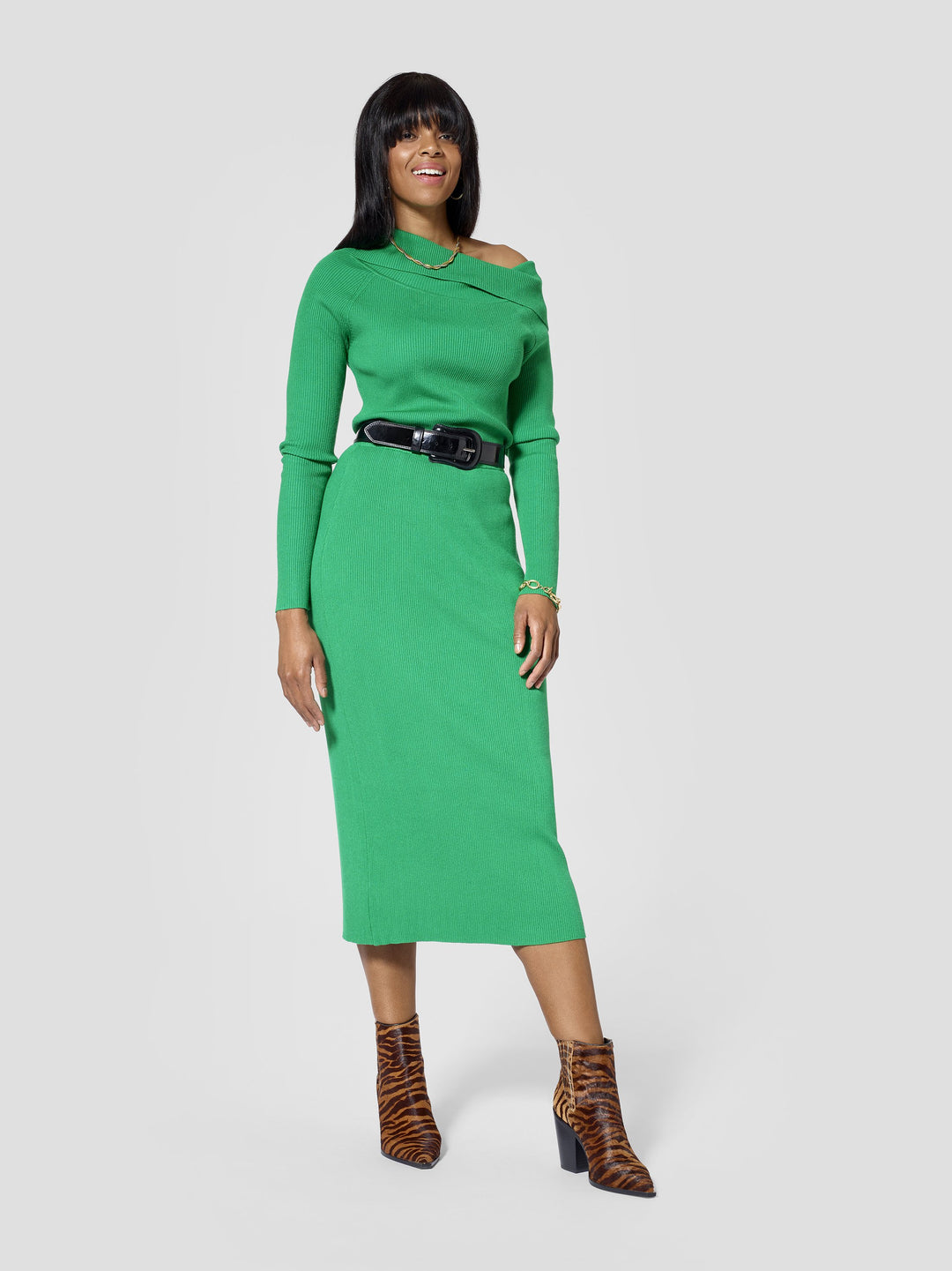 Shop the Tall Bardot Off Shoulder Sweater Dress