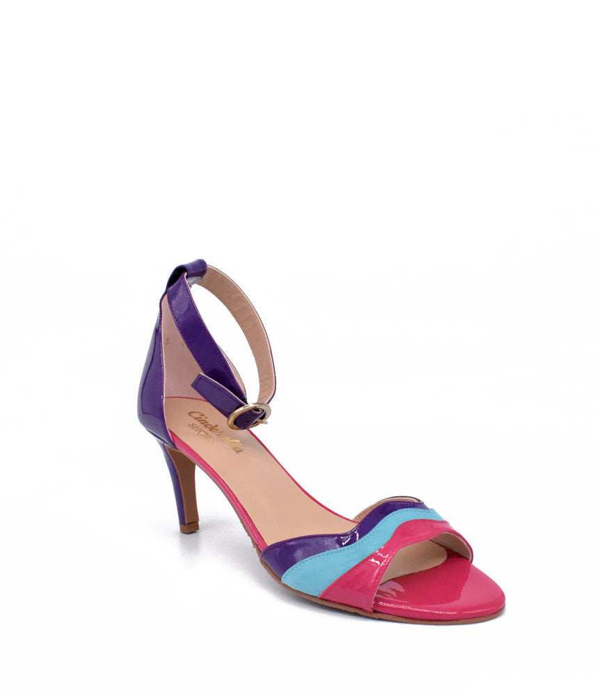 Gorgeous Cinderella Color Pop Ankle Strap Sandals