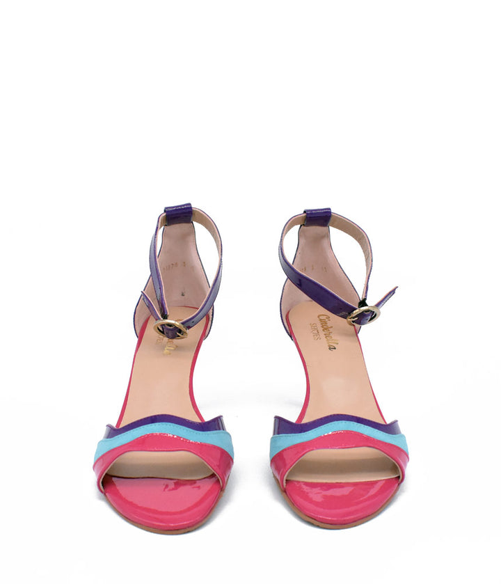 Gorgeous Cinderella Color Pop Ankle Strap Sandals