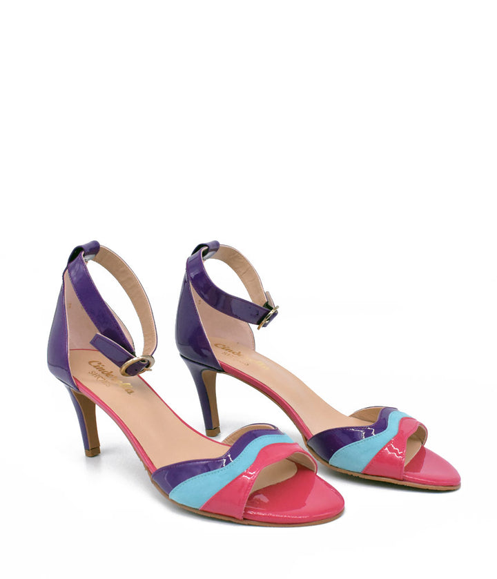 Gorgeous Cinderella Color Pop Ankle Strap Sandals