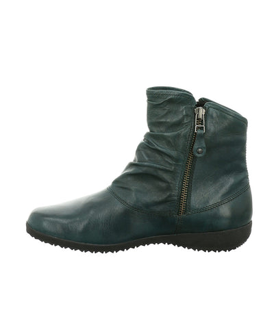 Josef Seibel Stylish Petrol Blue Leather Slouch Boots