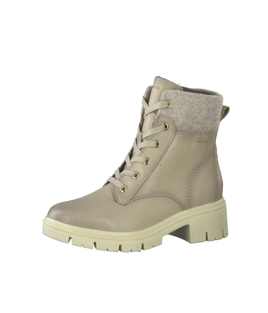 Tamaris Fashionable Ivory Ankle Boots