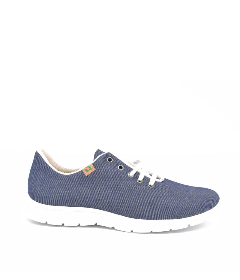 Cinderella Vegan Stylish Cosy Lined Navy Trainers