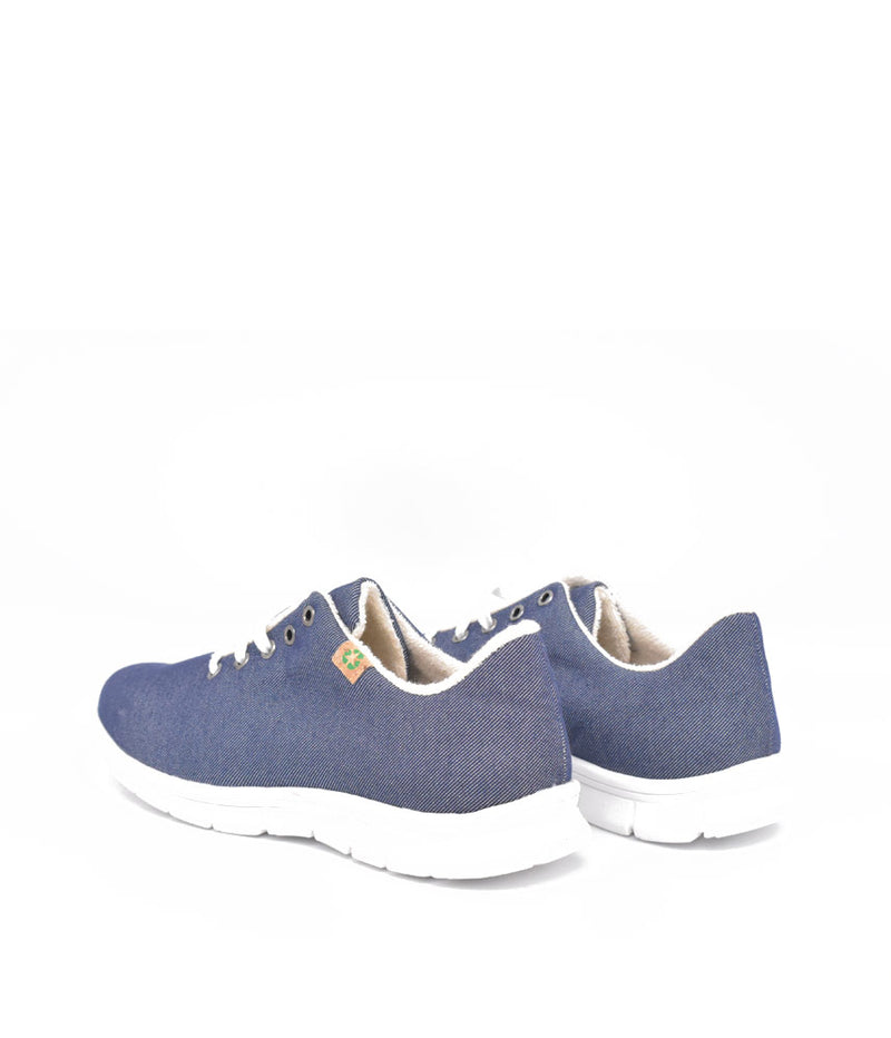 Cinderella Vegan Stylish Cosy Lined Navy Trainers