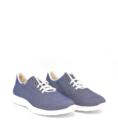 Cinderella Vegan Stylish Cosy Lined Navy Trainers