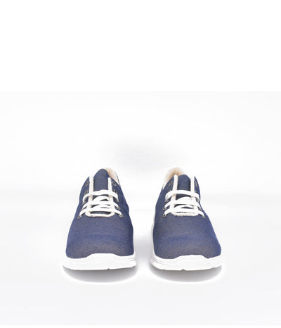 Cinderella Vegan Stylish Cosy Lined Navy Trainers